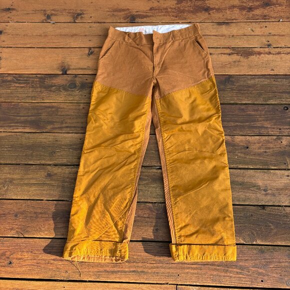 Vintage Redhead Hunting Pants Mens 36x32 Brown Brush Talon Zipper 80s